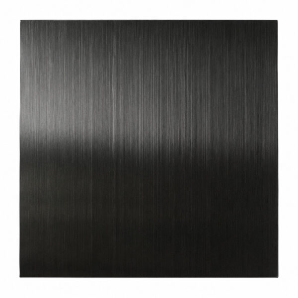 Self adheres black Brushed stainless decorative strip