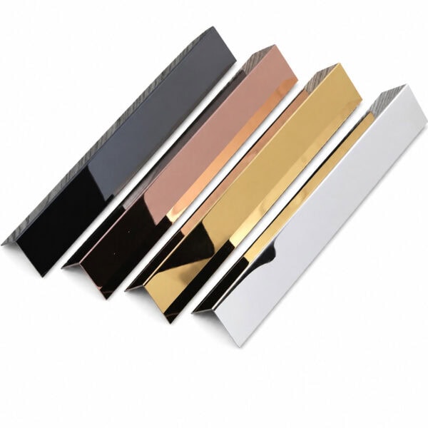 25x25 L profile in mirror Champagne Gold
