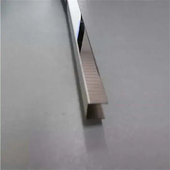 Nature Color Mirror finish 8x8x8 U style Stainless Trim Strip