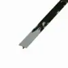 T Profile 6x6 Stainless Tile Trims in black titanium