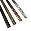 T Profile 6x6 Stainless Tile Trims in black titanium