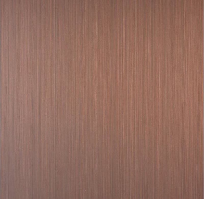 blackened hand brushed red copper