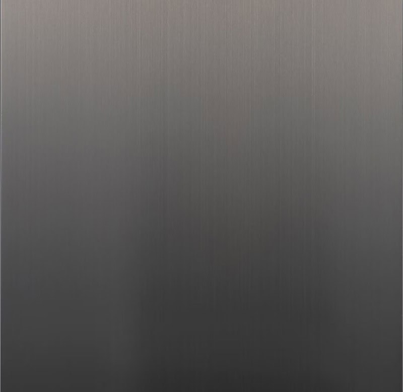 brushed plated black titanium fingerprint free