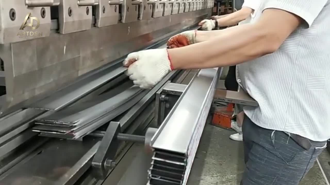 ARTDSN press brake bending stainless steel trim