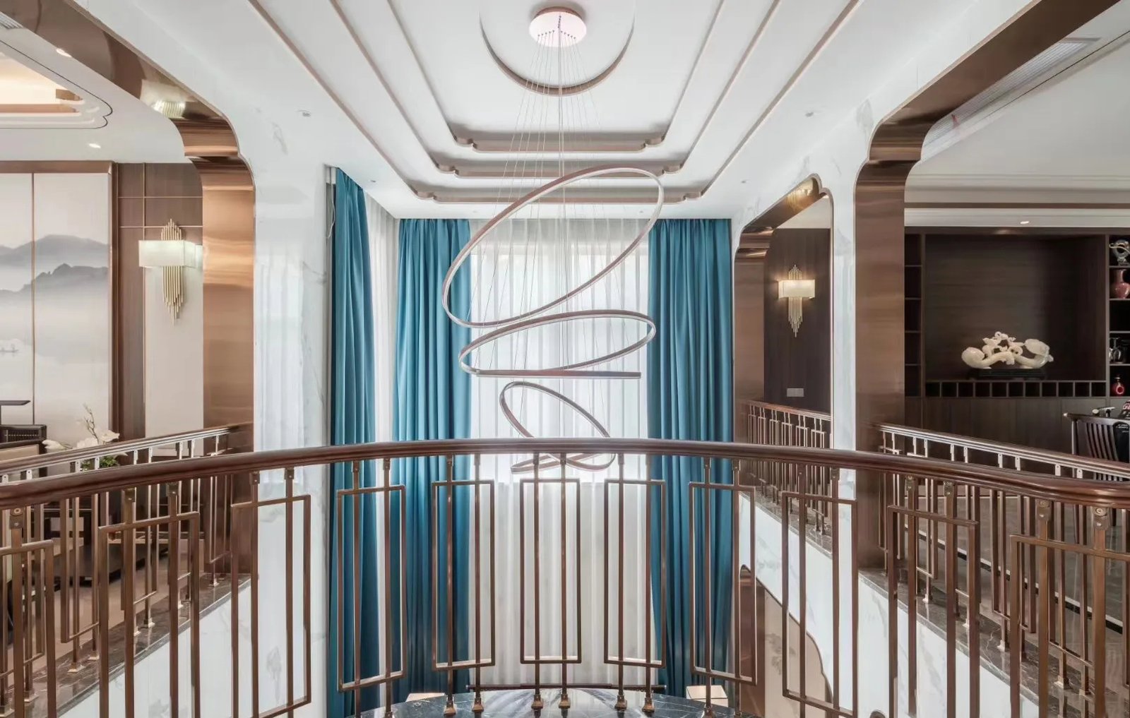 Ceiling metal trim profile